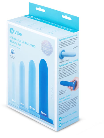 b-Vibe 4 Piece Silicone Anal Training Dilator Set