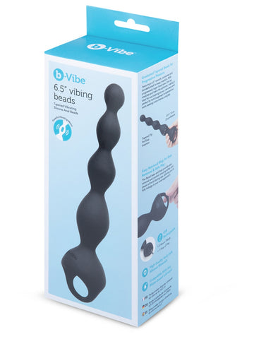 b-Vibe 6.5 Inch Vibing Tapered Silicone Anal Beads