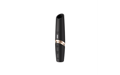 Satisfyer Perfect Kiss Mini Air Wave Clitoral Massager with 30 Intensity Levels - Clit Ticklers and Pulsators