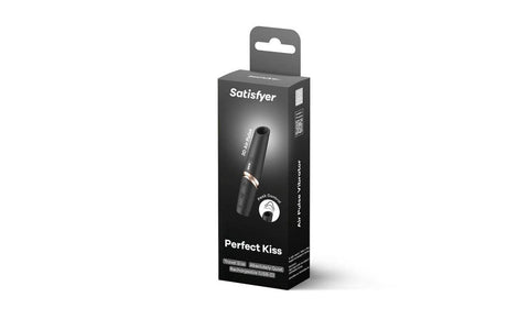 Satisfyer Perfect Kiss Mini Air Wave Clitoral Massager with 30 Intensity Levels - Clit Ticklers and Pulsators