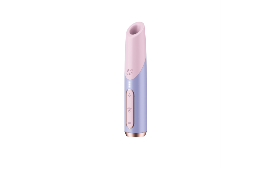 Satisfyer Bold Kiss Travel Size Air Pulse Clitoral Sex Toy - - Clit Ticklers and Pulsators