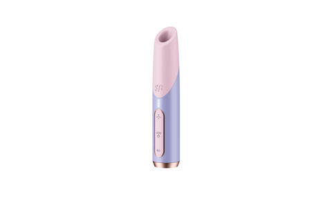 Satisfyer Bold Kiss Travel Size Air Pulse Clitoral Sex Toy with 30 Intensities - Clit Ticklers and Pulsators