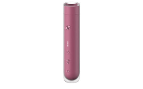 Satisfyer First Kiss Multi Functions Vibrating Clitoral Vibrator with Pressure Wave - Clit Ticklers and Pulsators