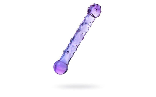 Sexus Glass Dual Ender Glass Dildo Duo 19.6cm Pink Medical Grade Glass - - Glass Sex Toys