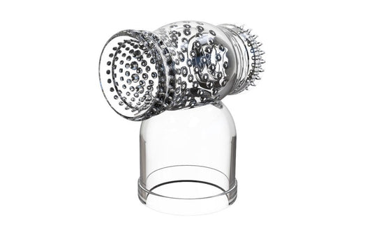 Shibari Hummer Body Wand Attachment Textured Vibrator Sleeve - - Body Wands