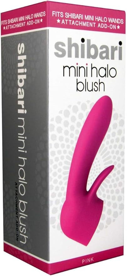 Shibari Mini Halo Blush Body Wand Attachment Premium Silicone Enhancement - - Body Wands