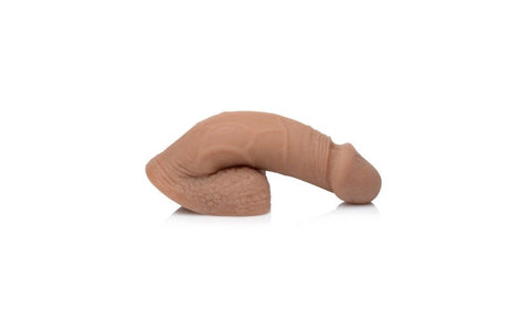 XR Brands Strap U Large Bulge Soft Packer Realistic Dildo Medium Tone - Realistic Dildos