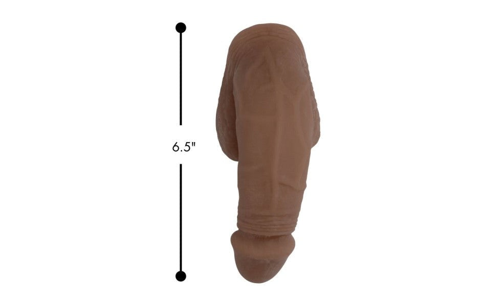 XR Brands Strap U Large Bulge Soft Packer Realistic Dildo Medium Tone - - Realistic Dildos
