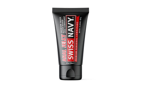 Swiss Navy Anal Jelly With Clove Water Based Lubricant 150ml Thick Formula - Water Based Lubes