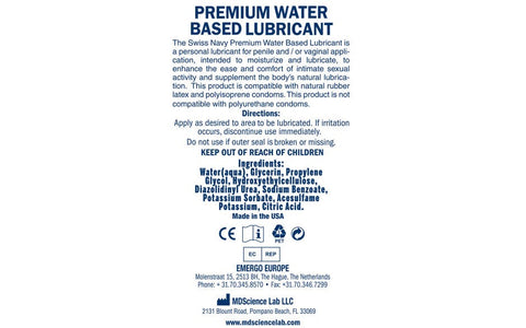 Swiss Navy Sensual Water Based Arousal Gel 29ml Enhanced Sensation Formula - Water Based Lubes