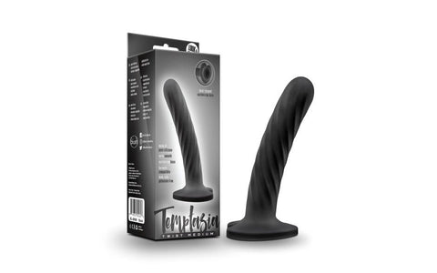Blush Novelties Temptasia Twist Design Anal and G Spot Dildo Medium - Non-Realistic Dildos