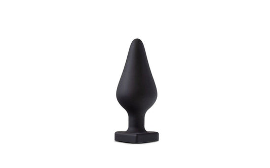 Temptasia Fuck Me Flexible Silicone Butt Plug Black - - Butt Plugs