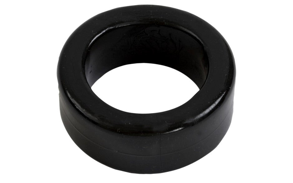 Titanmen Extra Thick Stretchy Cock Ring Black - - Stretchy Cock Rings