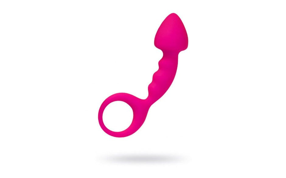 ToDo Bong Anal Plug With Pointed Tip Small Pink Medical Grade Silicone - - Butt Plugs
