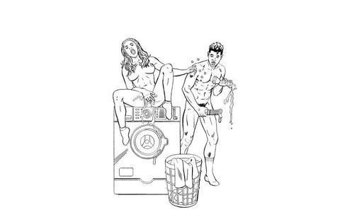 Wood Rocket Orgasms Everywhere Adult Colouring Book Premium Adult Art Book - Party Gifts and Novelties