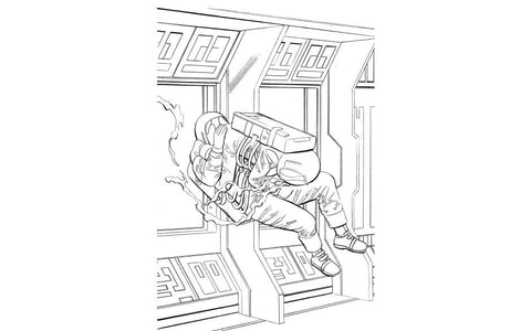Wood Rocket Orgasms Everywhere Adult Colouring Book Premium Adult Art Book - Party Gifts and Novelties