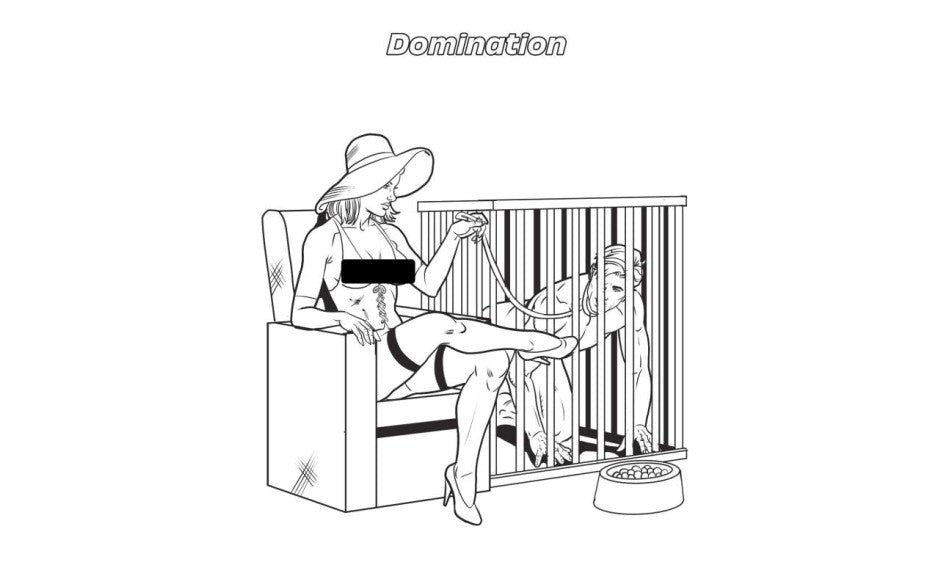 Wood Rocket Fetishes Are Fun Adult Colouring Book with 24 Fetish Illustrations - - Party Gifts and Novelties