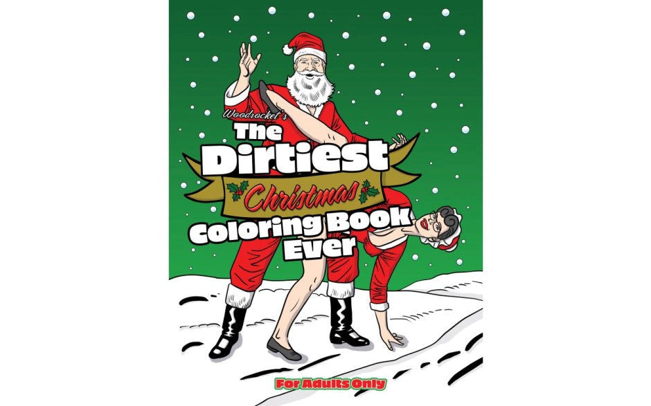 Wood Rocket The Dirtiest Christmas Colouring Book Ever Adult Holiday Entertainment - - Party Gifts and Novelties