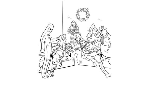 Wood Rocket The Dirtiest Christmas Colouring Book Ever Adult Holiday Entertainment - Party Gifts and Novelties