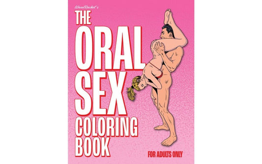 Wood Rocket Oral Sex Adult Colouring Book with 24 Intimate Art Pages - - Party Gifts and Novelties