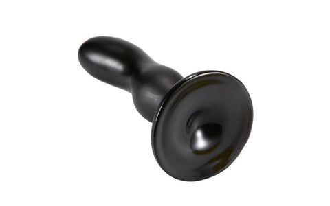 NANMA Corporation X Men Oval Head Butt Plug 20cm Black Premium Anal Stimulation - Butt Plugs