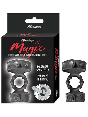 Nasstoys Magic Beaded Cock Ring and Adjustable Ball Straps