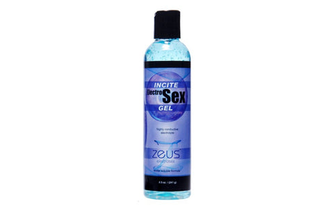 XR Brands Zeus Incite Electrosex Gel 251ml Premium Conductive Enhancement - Water Based Lubes