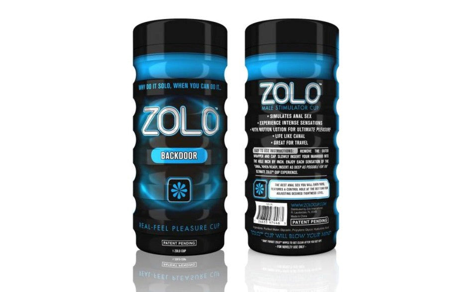 Xgen Products Zolo Back Door Male Masturbator Cup with Vacuum Control - Masturbators and Strokers