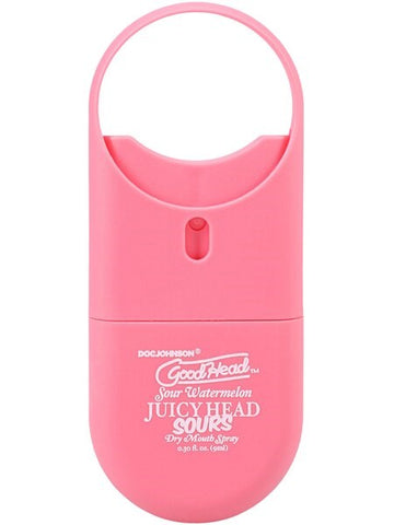 Doc Johnson GoodHead Juicy Head Dry Mouth Spray To Go 9ml Sour Blue Raspberry - Delay and Excite Sprays
