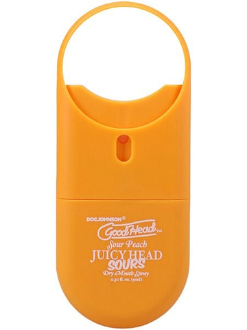 Doc Johnson GoodHead Juicy Head Dry Mouth Spray To Go 9ml Sour Blue Raspberry - Delay and Excite Sprays