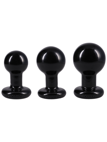 Doc Johnson The Classic Round 3 Piece Butt Plug Set