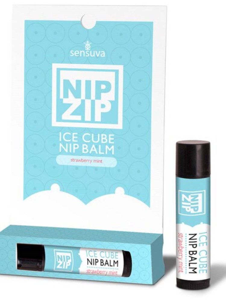 Sensuva On Nip Zip Ice Cube All Natural Nipple Balm Creates Cold Sensation - - Delay and Excite Sprays