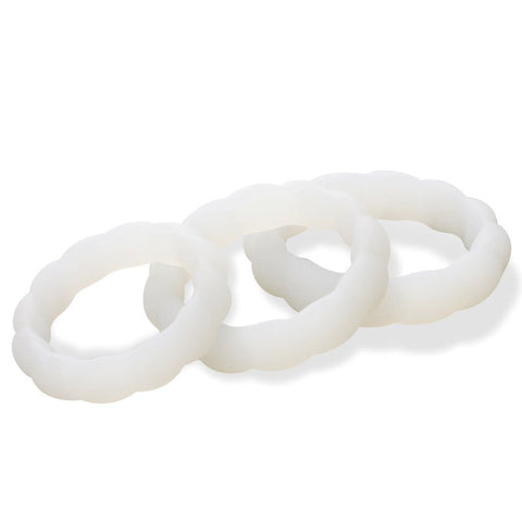 BDStyle Delay Lock Ejaculation Mens Cock Ring Set and Stamina Control - Stretchy Cock Rings