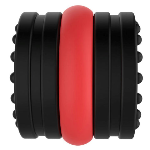 BDStyle 2 Piece Mens Silicone Ball Stretcher Dual Component Enhancement - Ball Stretchers and Crushers