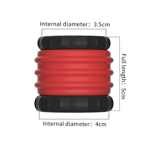 BDStyle Male Scrotum Testicle Squeeze Cock Rings for Enhanced Erections - Stretchy Cock Rings
