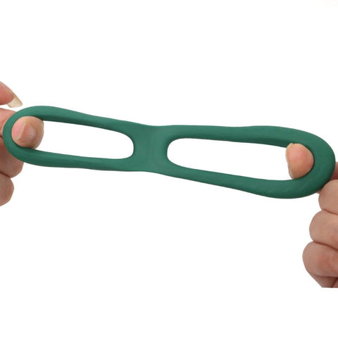 BDStyle Uplift Silicone Cock and Ball Support Dual Ring Enhancement - Stretchy Cock Rings