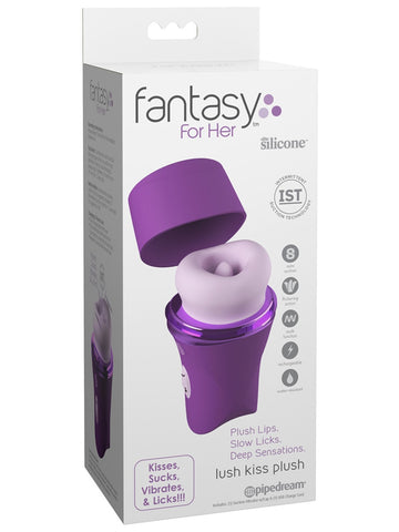 Pipedream Fantasy For Her Lush Kiss Plush Vibrating Massager