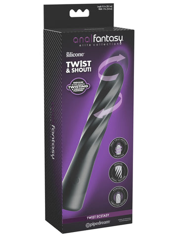 Pipedream Anal Fantasy Elite Twist Ecstasy Anal Vibrator