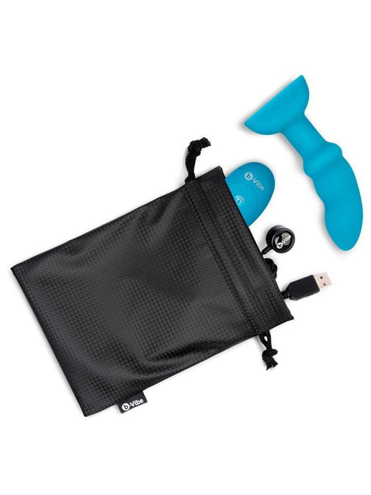 B Vibe Remote Control Rimming P Spot Vibrating Anal Plug Dual Motor - - Prostate Toys