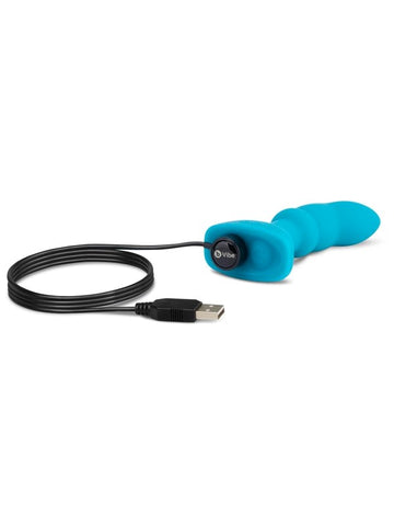 B Vibe Remote Control Rimming P Spot Vibrating Anal Plug Dual Motor - Prostate Toys
