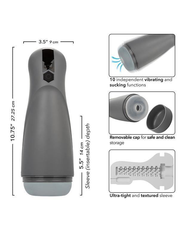 California Exotics Milk Master Automatic Milker Rechargeable Male Masturbator - Masturbators and Strokers