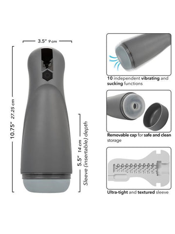 California Exotics Milk Master Automatic Milker Rechargeable Male Masturbator - Masturbators and Strokers