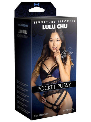 Doc Johnson Lulu Chu ULTRASKYN Pocket Pussy Male Stroker Premium Masturbator - Masturbators and Strokers
