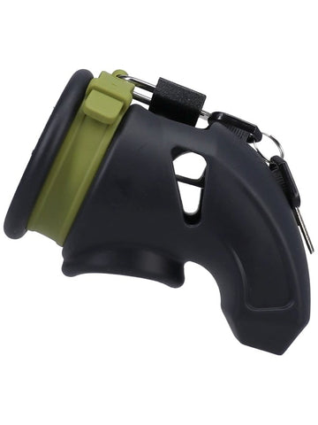 Doc Johnson Fort Troff CUMfort Mens Cock Cage Black Chastity Device - Male Chastity
