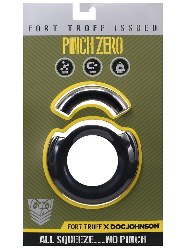 Doc Johnson Fort Troff Pinch Zero Erection Enhancer Ring Metal Cock Ring - - Stretchy Cock Rings