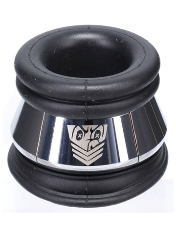 Doc Johnson Fort Troff Full Metal Jacket Mens Cock Ring Weighted Design - Stretchy Cock Rings