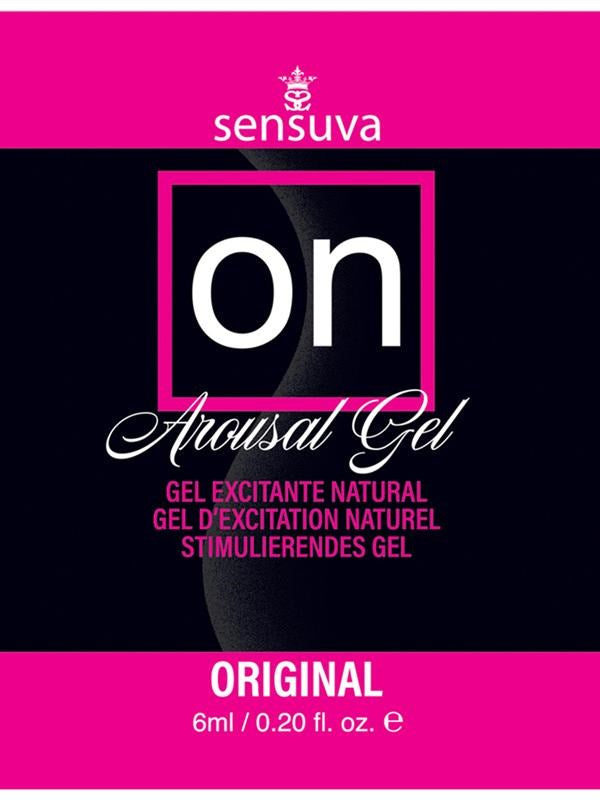 Sensuva On Original Arousal Massage Gel 6ml Single Use Packet Water Based Formula - - Massage Oils and Lubricants