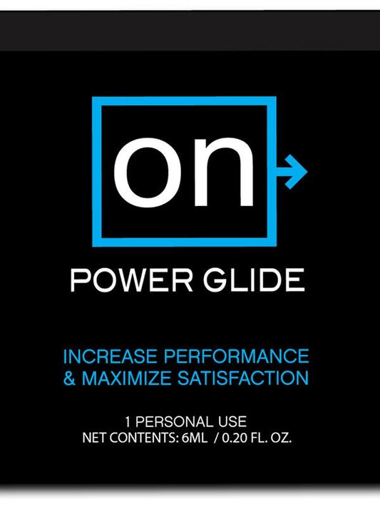 Sensuva On Power Glide 6ml Single Use Packet Male Enhancement Gel - - Massage Oils and Lubricants