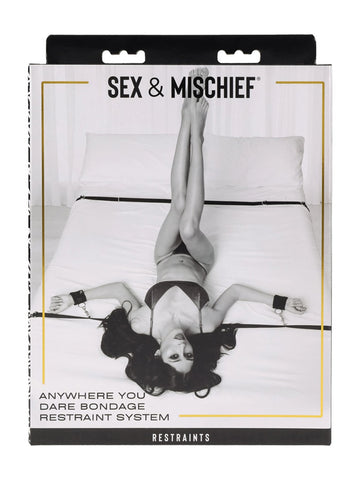 Sex and Mischief Anywhere You Dare Bondage Restraint System