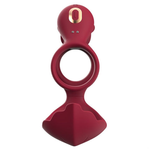 BDStyle 12 Functions Clit Stimulator Cock Ring - Vibrating Cock Rings